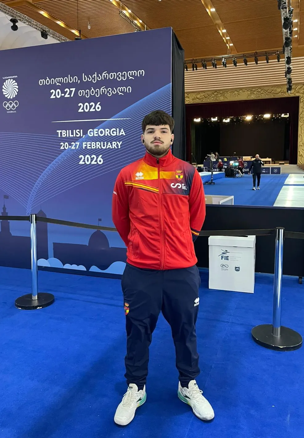 Nicolas campeonato de Esgrima