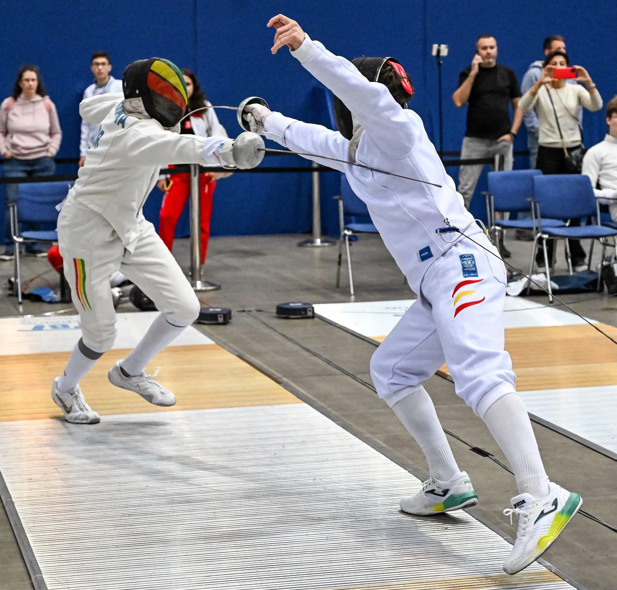 Combate de esgrima